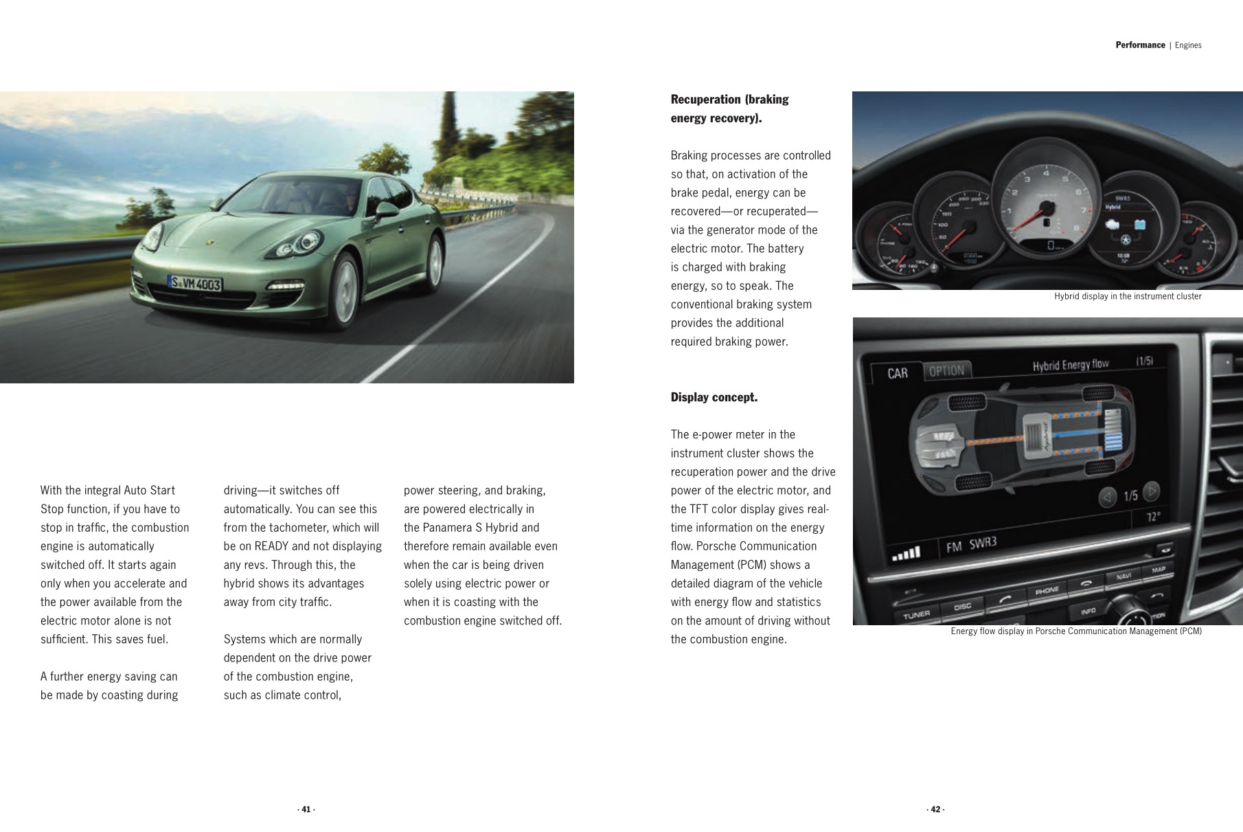 2012 Porsche Panamera Brochure Page 17
